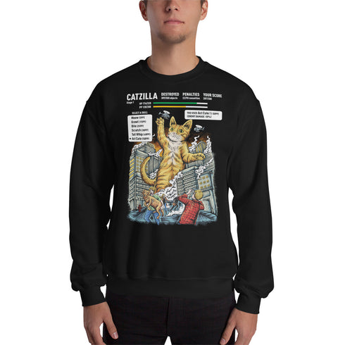Catzilla Video Game Sweatshirt
